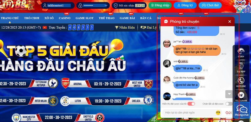 Liên hệ qua phòng chat online cộng đồng